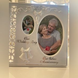 Our "silver" wedding anniversary picture frame